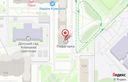 Центр развития интеллекта Пифагорка на улице Борисовка в Мытищах на карте