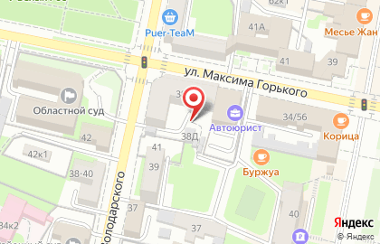 Сторица на улице Максима Горького на карте