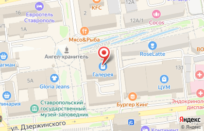 Галерея на улице Маршала Жукова на карте