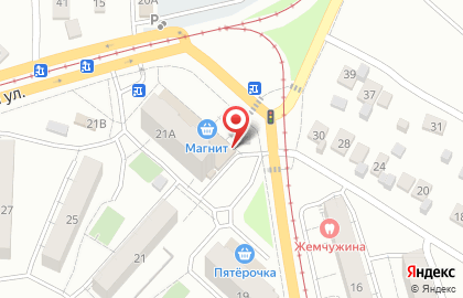Продуктовый магазин Ликсар в Заводском районе на карте