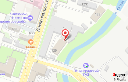 Лика на Днепропетровской улице на карте