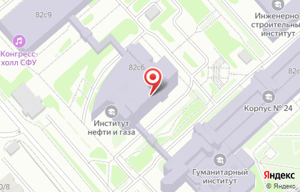 Столовая СФУ на Свободном проспекте на карте