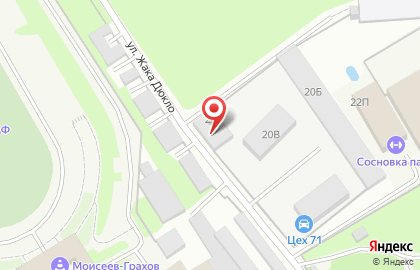 Школа танцев Переворот на карте