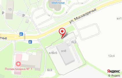 Access-honda на улице Москворечье на карте