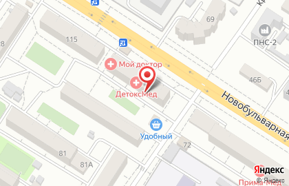 ООО СтройСити на Новобульварной улице на карте