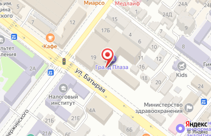 Институт судебных экспертиз и криминалистики на улице Дзержинского на карте