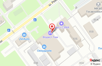 Компания по изготовлению наружной рекламы Антураж ПРО на карте