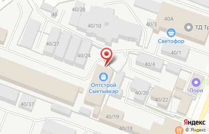 Компания Оптстрой Сыктывкар на карте