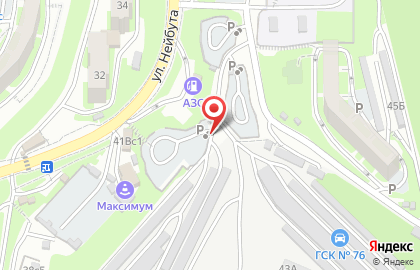 Автостоянка во Владивостоке на карте