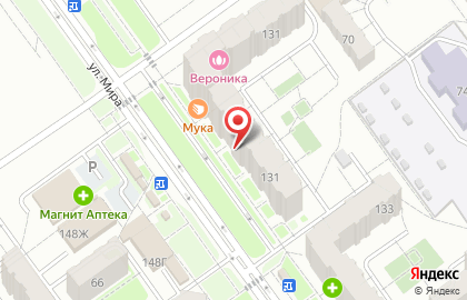 Парикмахерская Модная Цирюльня на карте