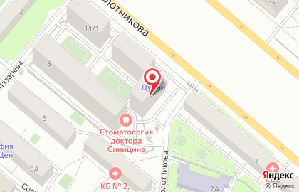 Магазин Мир сантехники на улице Болотникова на карте