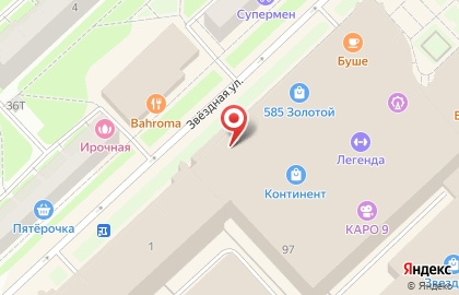 Чайный магазин Унция на улице Ленсовета на карте