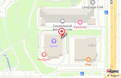 Гаражный кооператив Центральный в Зеленограде на карте