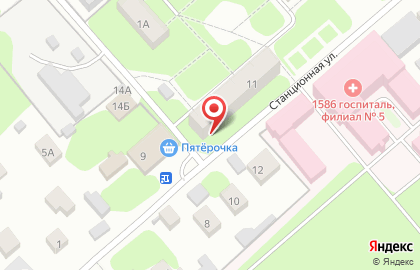 Пансионат Почта России на Станционной улице на карте