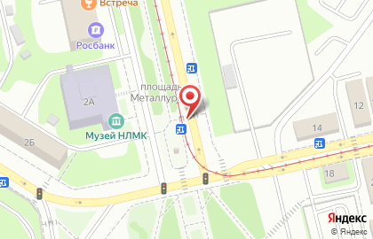 Аптека Липецкфармация на площади Металлургов на карте