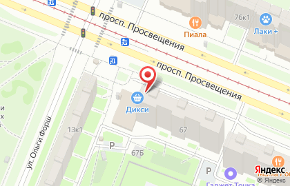 Банкомат МТС-банк на проспекте Просвещения, 67 на карте
