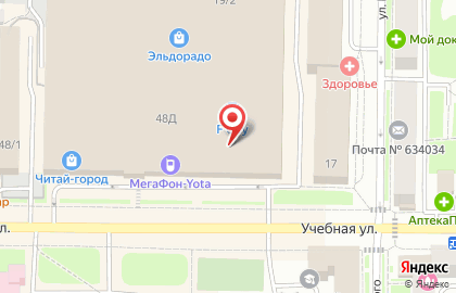 Офис продаж и обслуживания Билайн на Учебной улице на карте