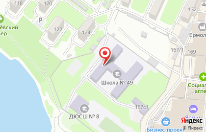 Средняя общеобразовательная школа №49 в Краснодаре на карте