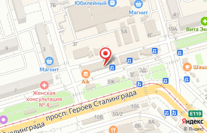 Магазин игрушек на проспекте Героев Сталинграда, 3н на карте