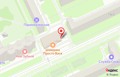 Туристическая компания Шенген Тревел на улице Антонова-Овсеенко на карте