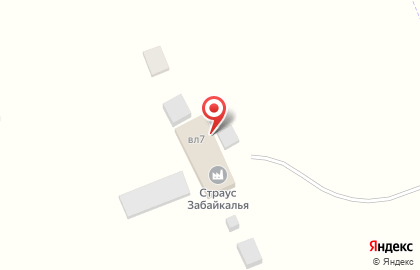 Гостевой дом Страус Забайкалье на карте