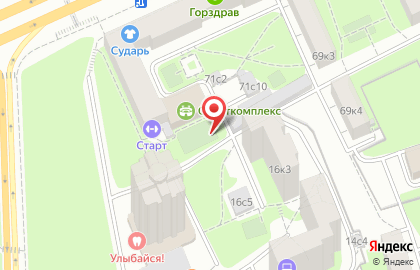 Школа современного танца "D-stance" на Кутузовском проспекте на карте
