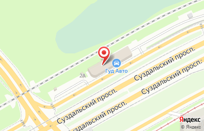 Автотехцентр на Суздальском проспекте на карте