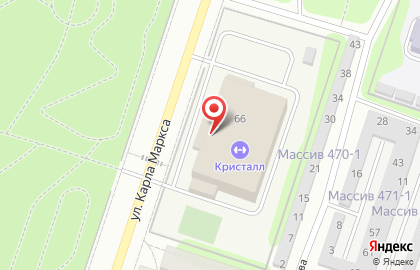 Дворец спорта по плаванию Кристалл на карте