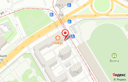 Ресторанный комплекс Глобус в Заводском районе на карте