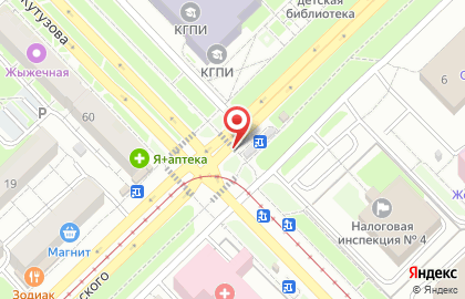 Киоск по продаже печатной продукции ВестиЧ на улице Циолковского, 6/1 киоск на карте