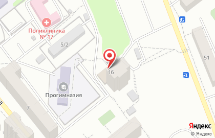 Подростковый клуб Калейдоскоп в Дзержинском районе на карте
