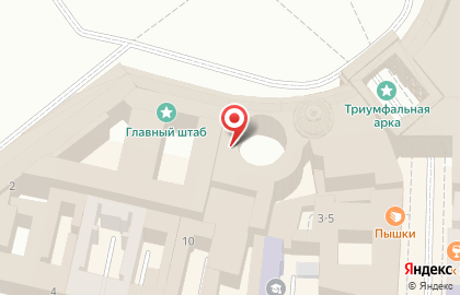 Недвижимость в Санкт-Петербурге на Дворцовой набережной на карте