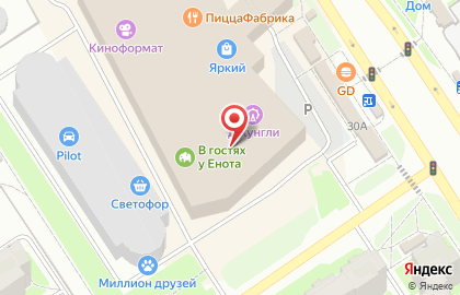 Супермаркет Верный на проспекте Машиностроителей на карте