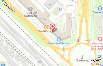 Торговая фирма на проспекте Строителей на карте