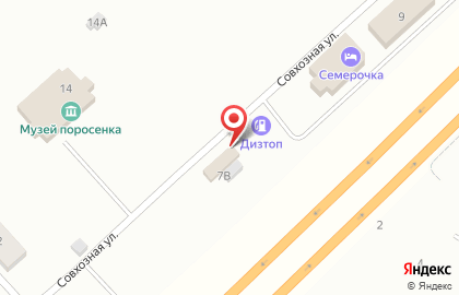 Шиномонтажная мастерская на Совхозной улице на карте
