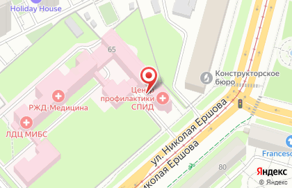 Банкомат ВТБ на улице Николая Ершова на карте