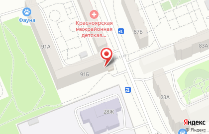 Мини-маркет Пламя-81 в Кировском районе на карте