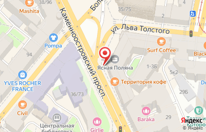 Пекарня-кондитерская Цех85 на улице Льва Толстого на карте