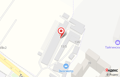 Производственно-монтажная компания Мегаполис на Тайгинской улице на карте