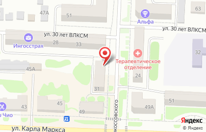 Нотариус Луговая С.В. на карте
