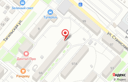 Продовольственный магазин Октава на карте