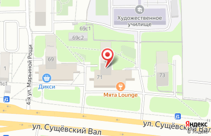 Алкомаркет Винлаб в Марьиной роще на карте