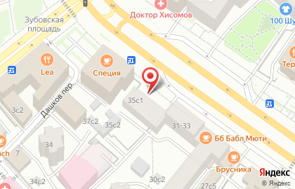 Л'этуаль на Зубовском бульваре на карте
