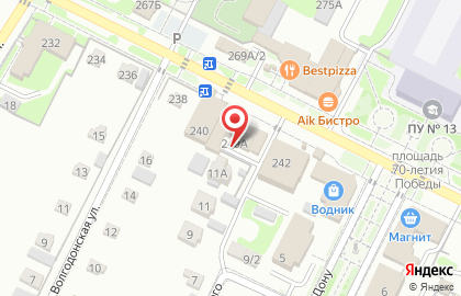 Газпромбанк, АО на Октябрьской улице на карте