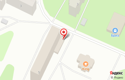Универсам Пятёрочка в Оленегорске на карте