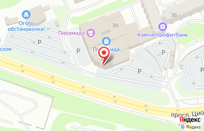 Фирменный офис продаж Pegas touristik в Петропавловске-Камчатском на карте