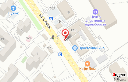 Магазин фруктов и овощей в Советском районе на карте