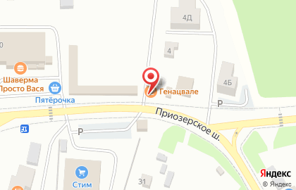 Магазин цветов и подарков Много цветов на Приозерском шоссе на карте