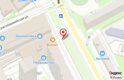 Шиномонтажная мастерская на улице Николая Островского на карте