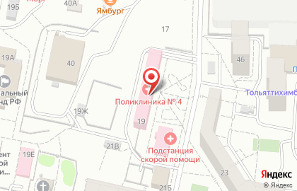 Центр здоровья на улице Матросова на карте